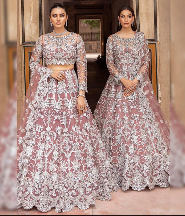 Imrozia Net Maxi-Bridal Suits-Replica Zone