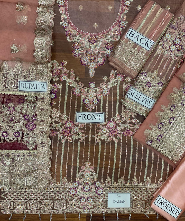 Imrozia Net Suit-Bridal Suits-Replica Zone