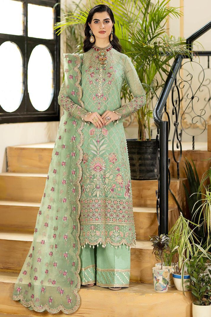 Imrozia Organza Suit-Replica Suits-Replica Zone