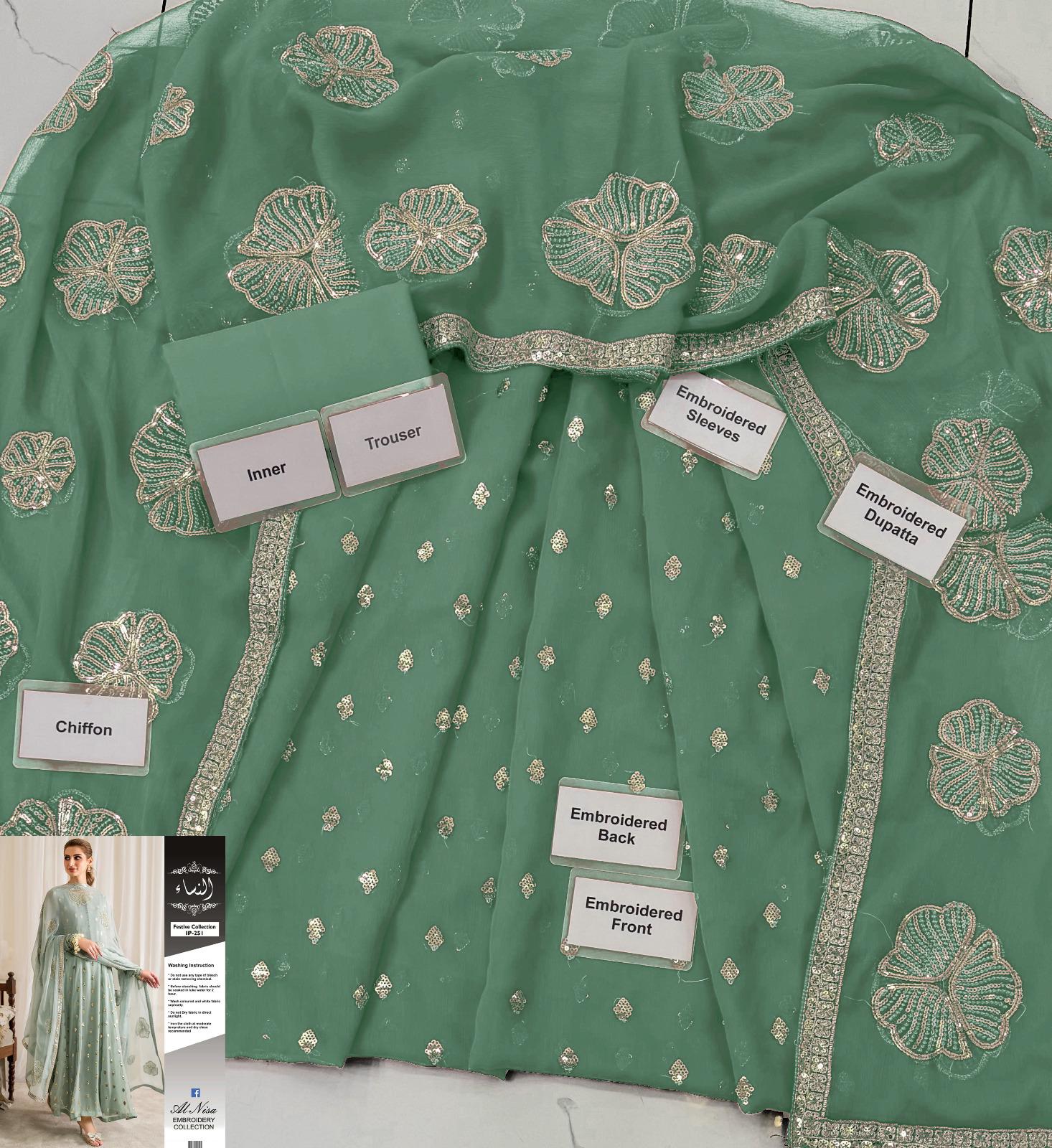 Iznik Chiffon Suit-Replica Suits-Replica Zone