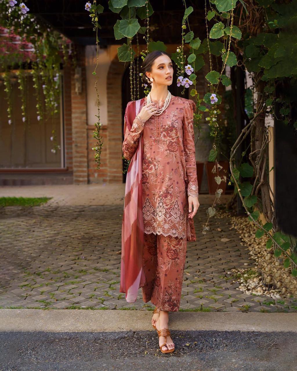 Iznik Lawn Suit-Lawn Suits-Replica Zone