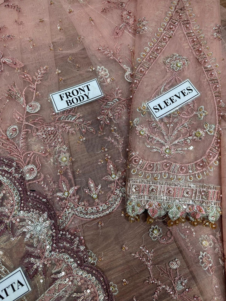 Iznik Net Frock-Bridal Suits-Replica Zone