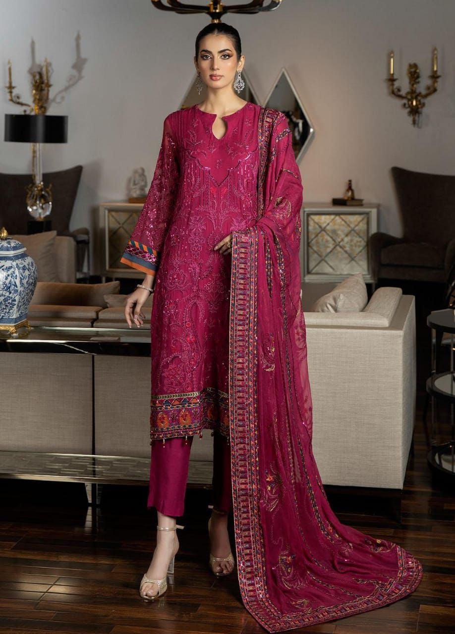 Jannan Chiffon Suit-Replica Suits-Replica Zone