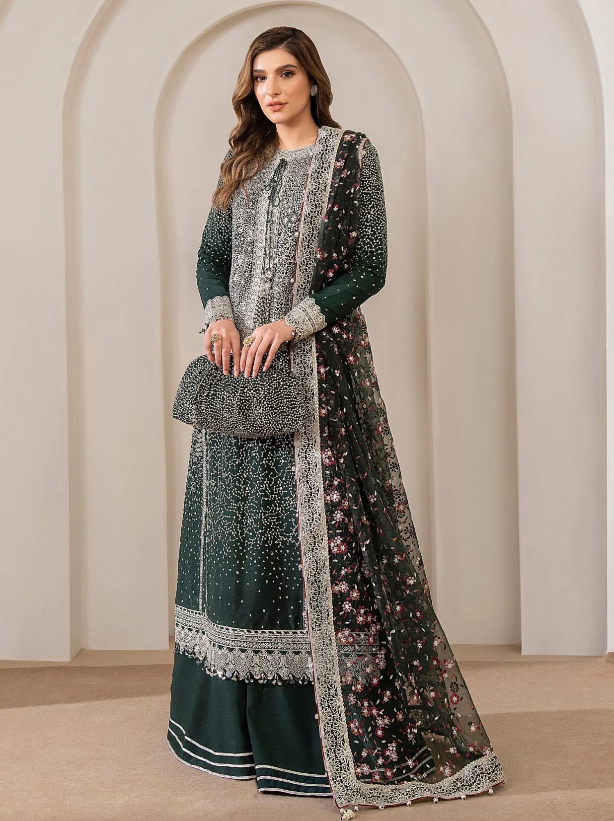 Jazmin Chiffon Suit-Replica Suits-Replica Zone