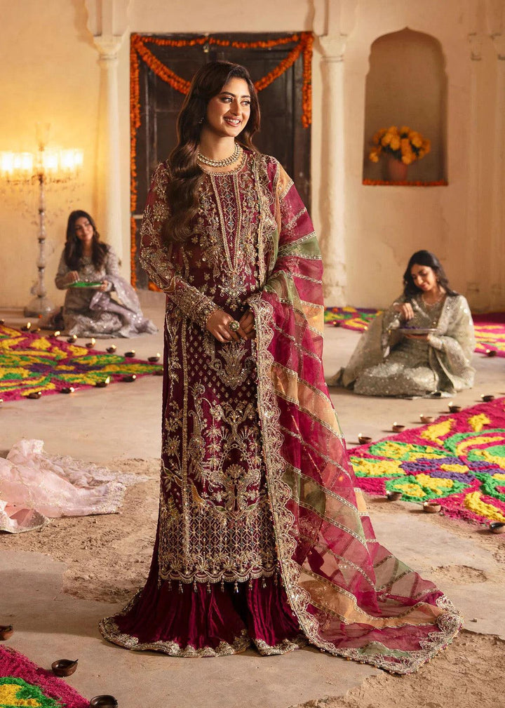 Kamwal Malik Organza Bridal Suit-Bridal Suits-Replica Zone