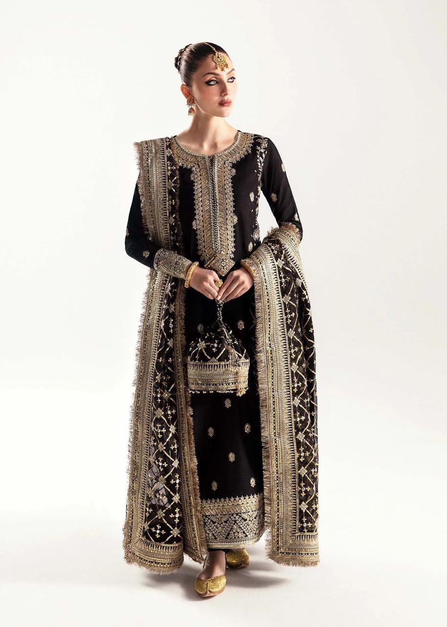 Kanwal Malik Chiffon Suit-Replica Suits-Replica Zone