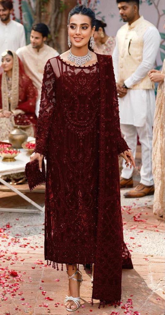 Zainab Chottani Organza Suit-Replica Suits-Replica Zone