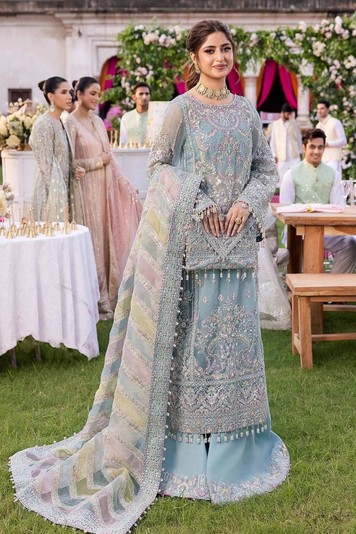 Kanwal Malik Organza Bridal Suit-Bridal Suits-Replica Zone