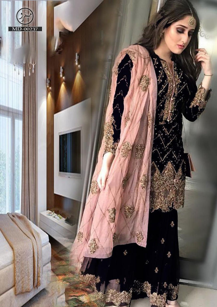 Kashees Chiffon Suit-Bridal Suits-Replica Zone