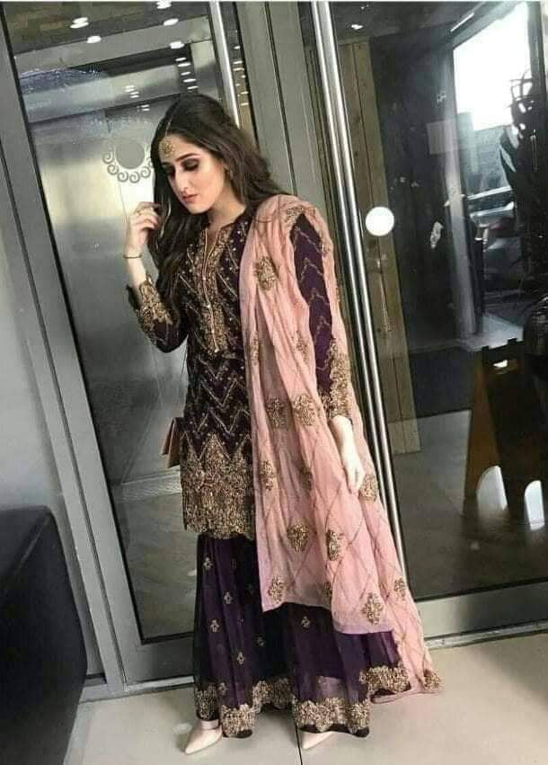 Kashees Chiffon Suit-Replica Suits-Replica Zone