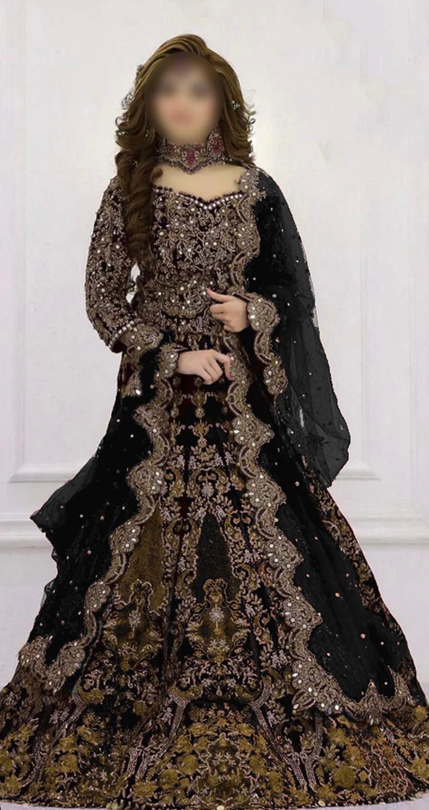 Kashees Net Bridal Suit-Bridal Suits-Replica Zone