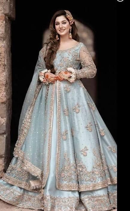 Kashees Net Bridal Suit-Bridal Suits-Replica Zone