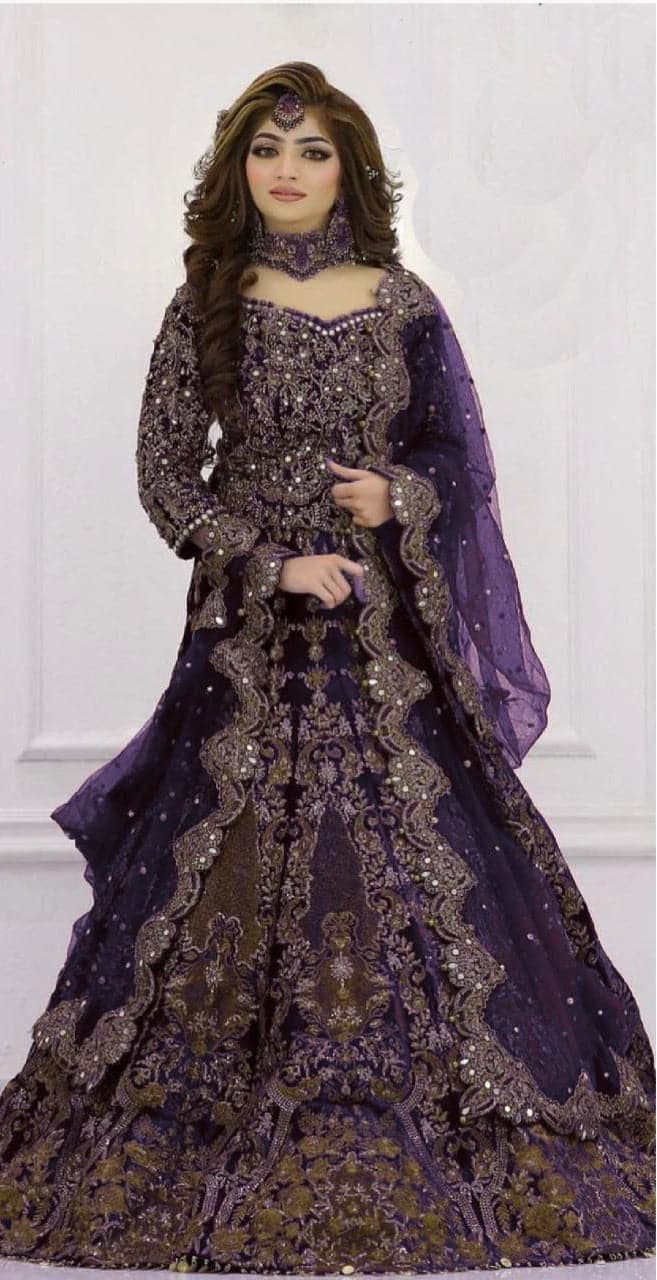 Kashees Net Bridal Suit-Bridal Suits-Replica Zone