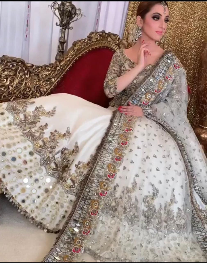 Kashees Net Bridal Suit-Bridal Suits-Replica Zone