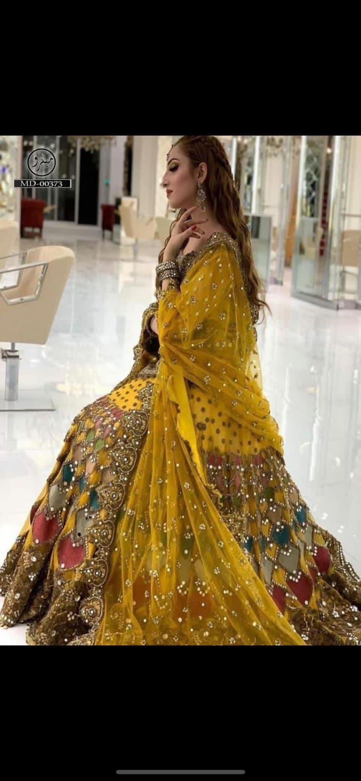 Kashees Net Bridal Suit-Bridal Suits-Replica Zone