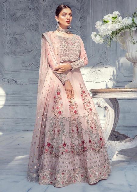 Laam Organza Maxi-Bridal Suits-Replica Zone