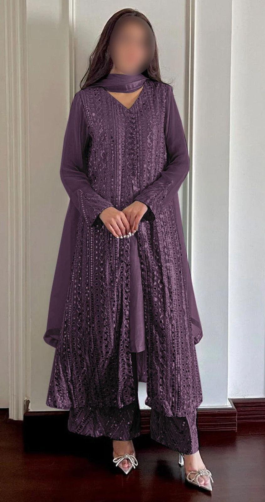 Laam-Purple-Chiffon-Replica Zone