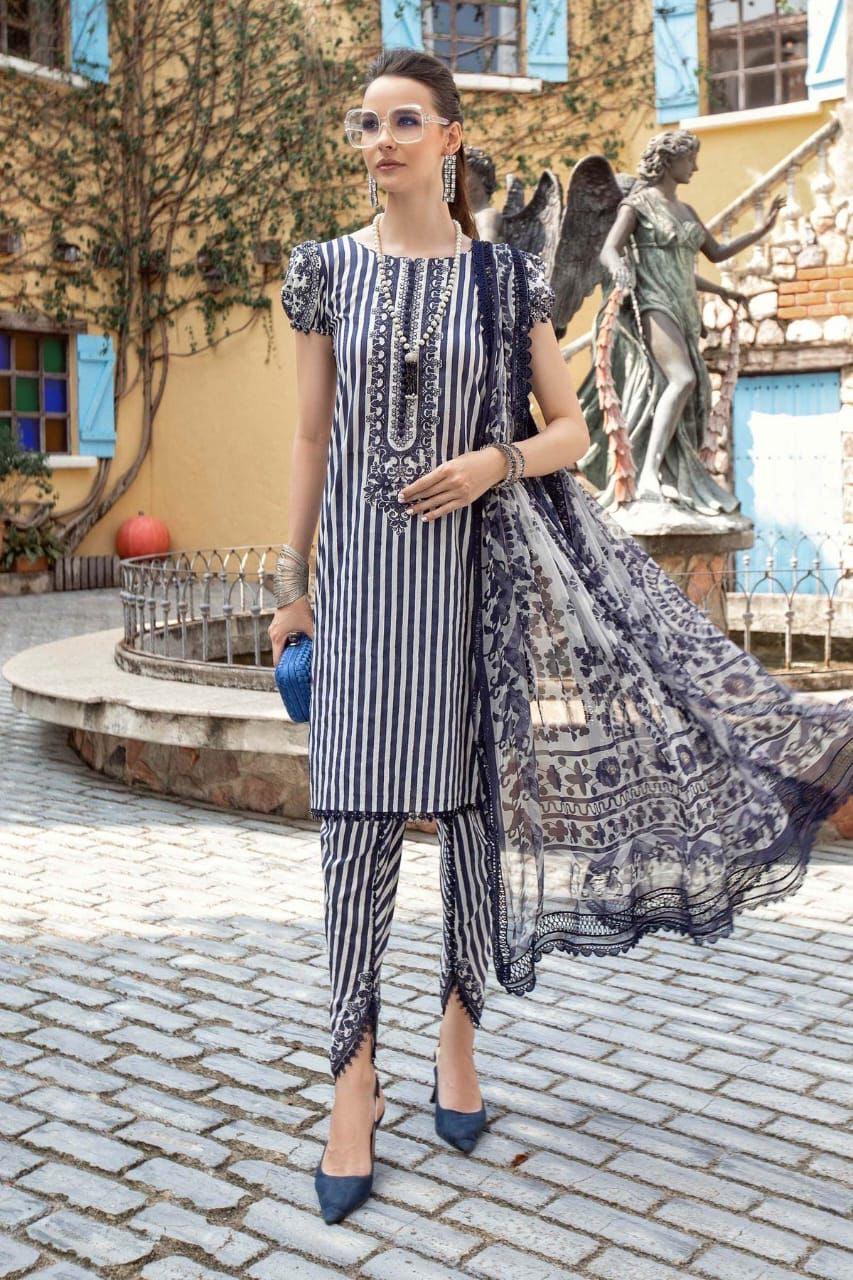 M Print Lawn Suit-Lawn Suits-Replica Zone