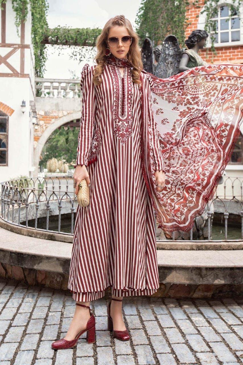 M Print Lawn Suit-Lawn Suits-Replica Zone