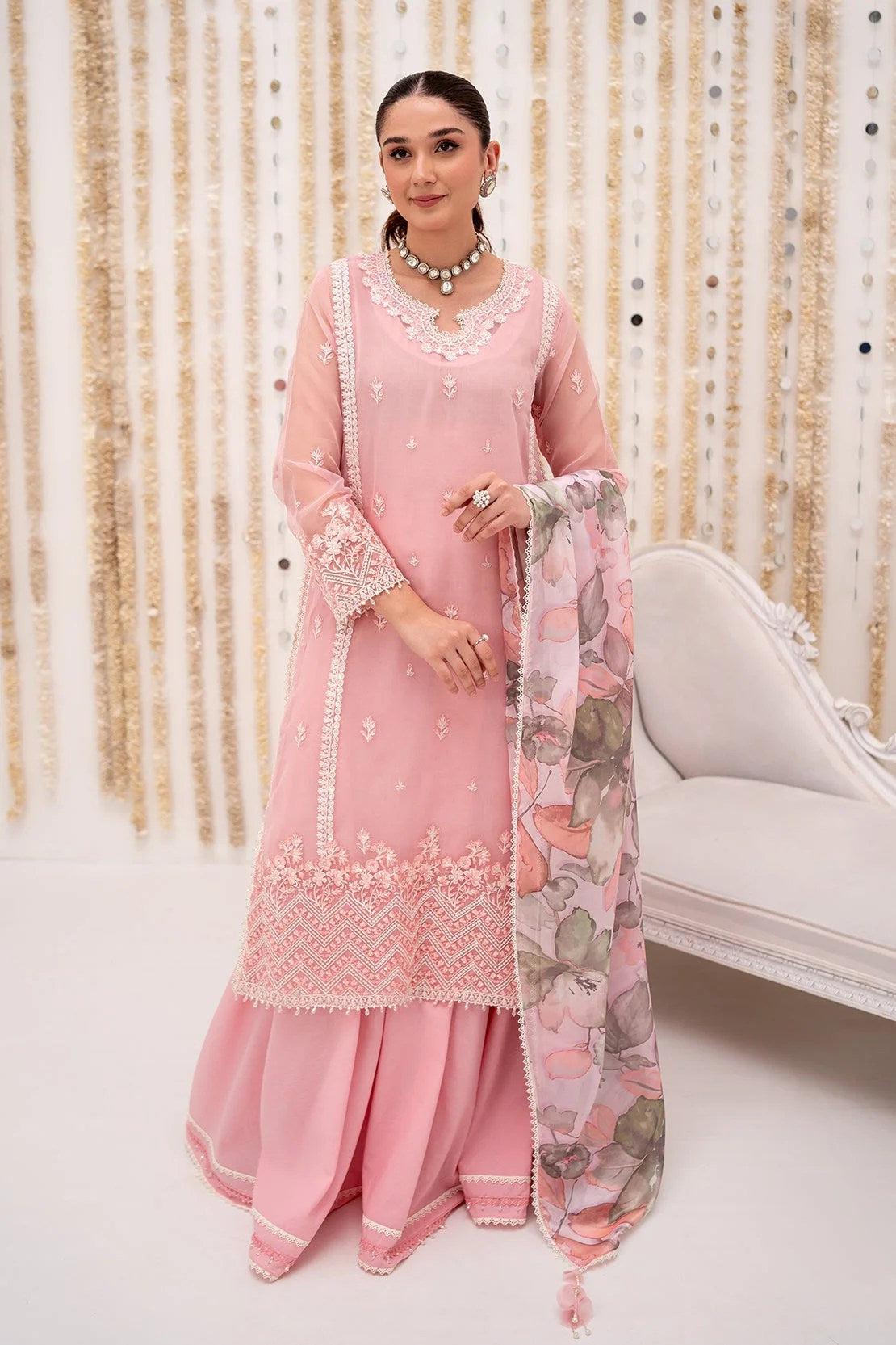 Maliha Kamal Chiffon Suit-Replica Suits-Replica Zone