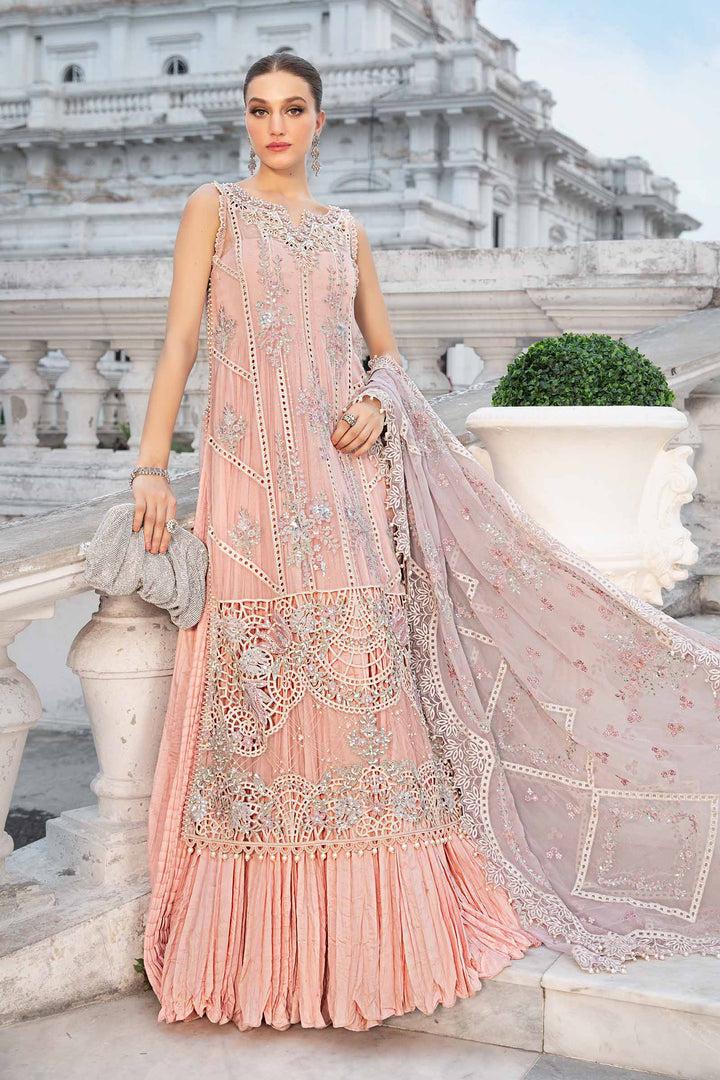 Maria B Chiffon Bridal Suit-Bridal Suits-Replica Zone