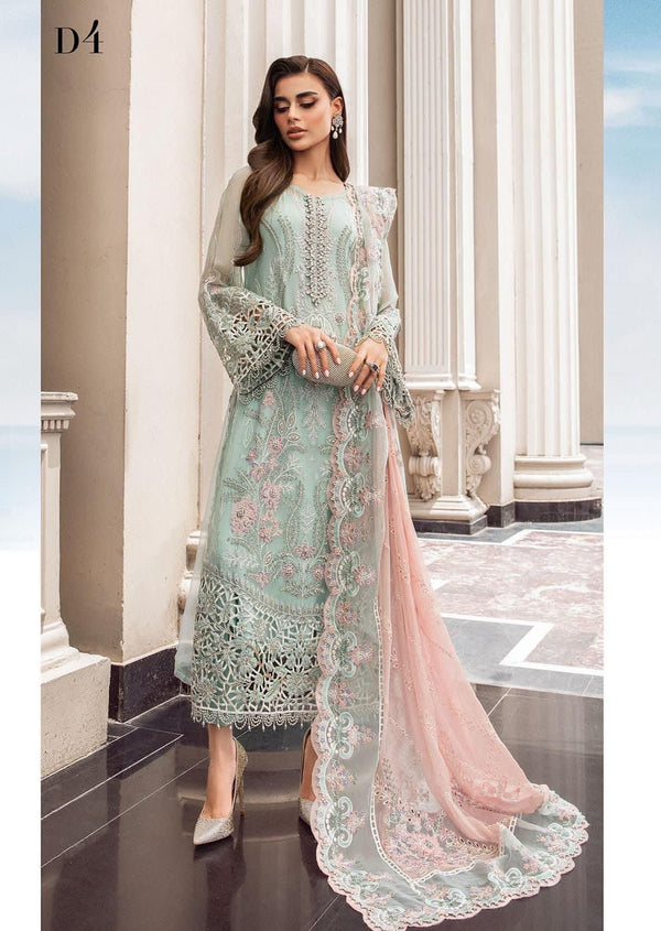 Maria B Chiffon Suit-Replica Suits-Replica Zone