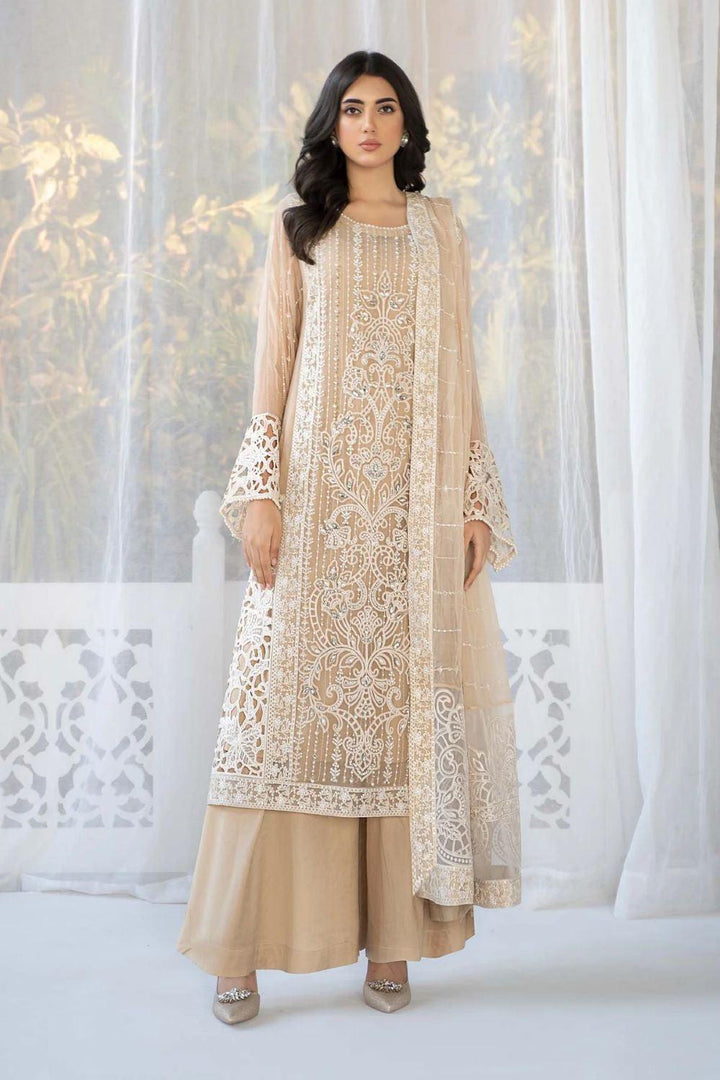 Maria B Chiffon Suit-Replica Suits-Replica Zone