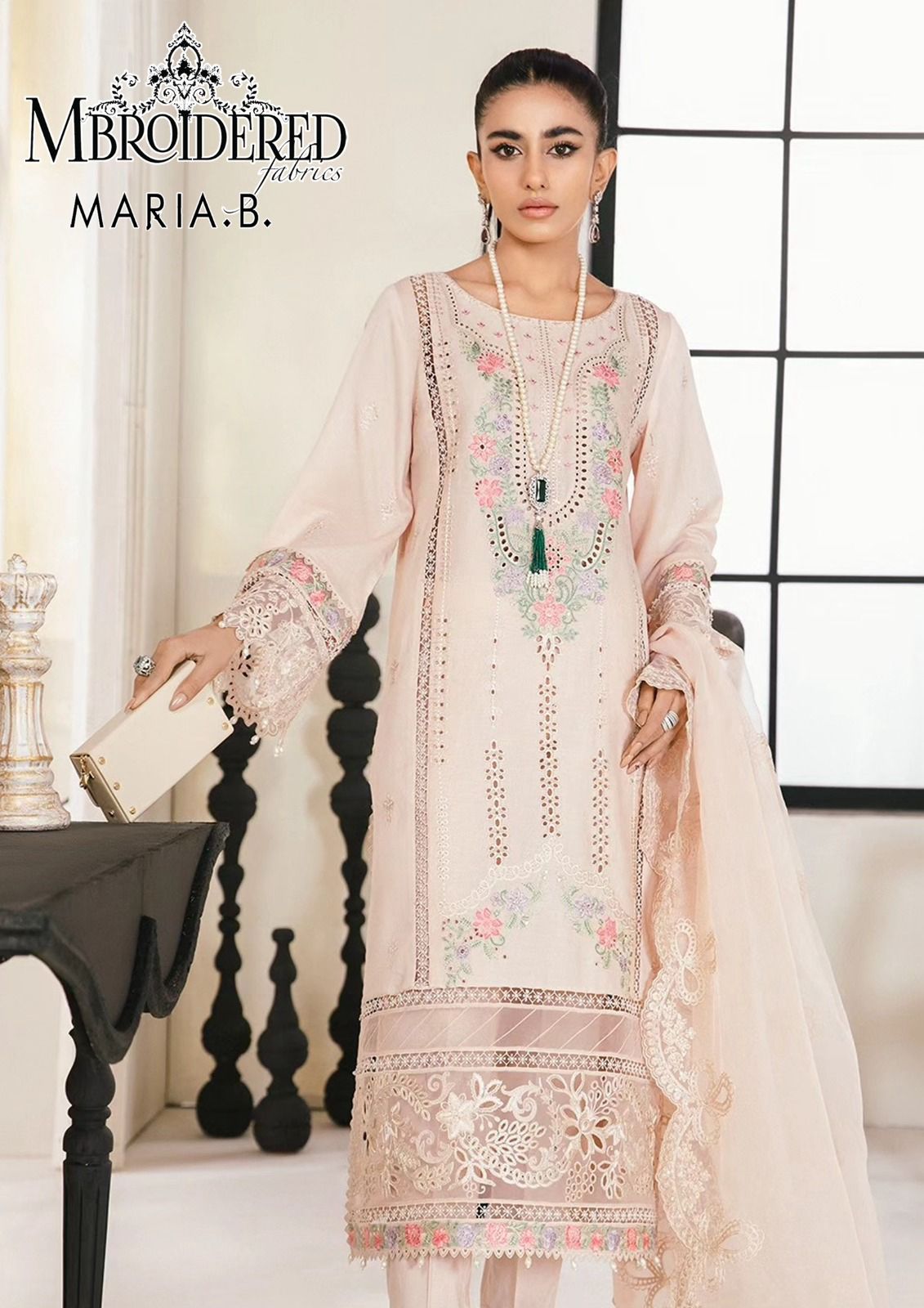 Maria B Cotton Suit-Cotton Suits-Replica Zone