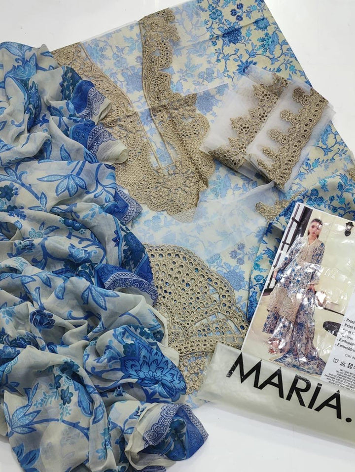 Maria B Lawn Suit-Lawn Suits-Replica Zone