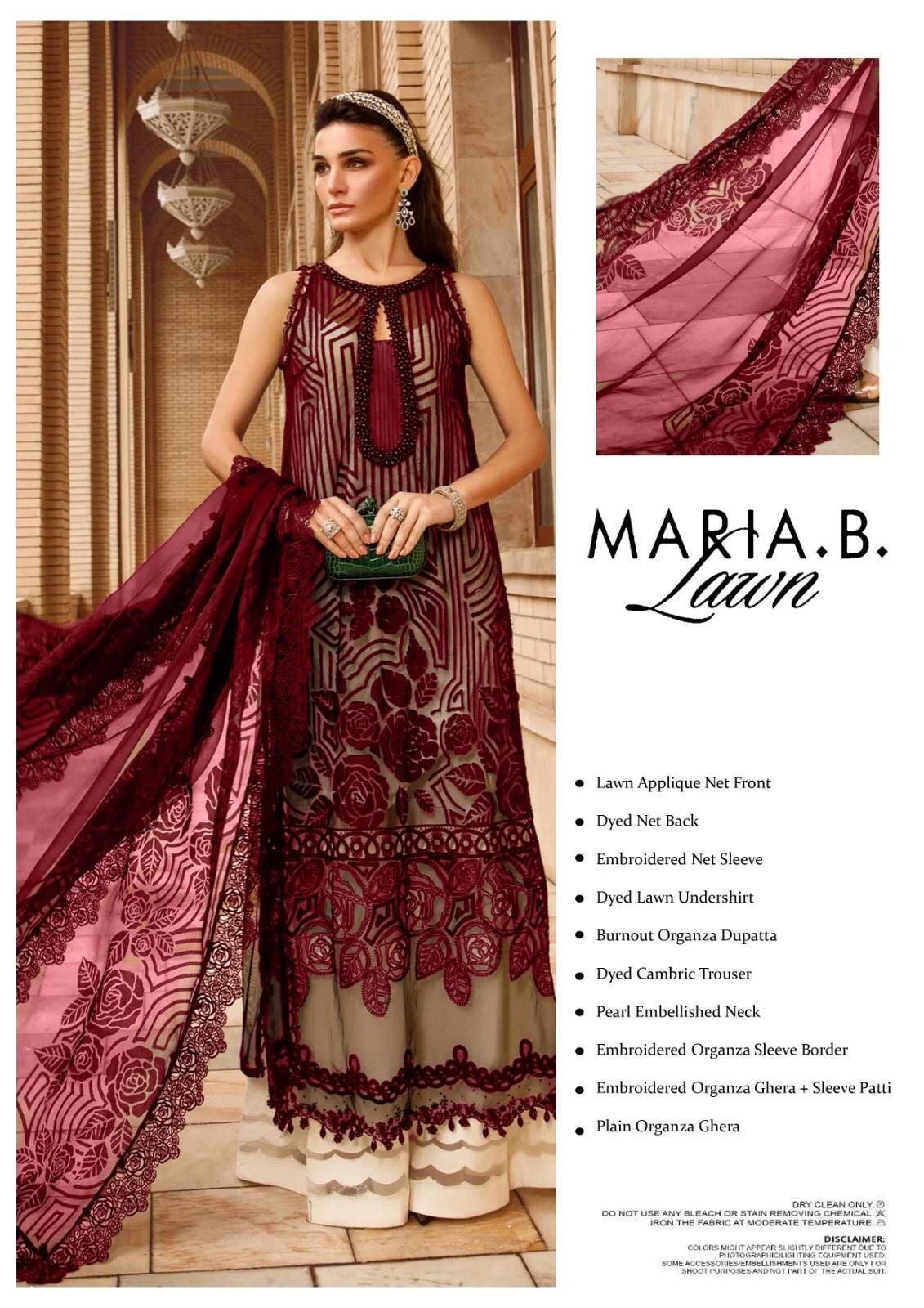 Maria B Lawn Suit-Lawn Suits-Replica Zone