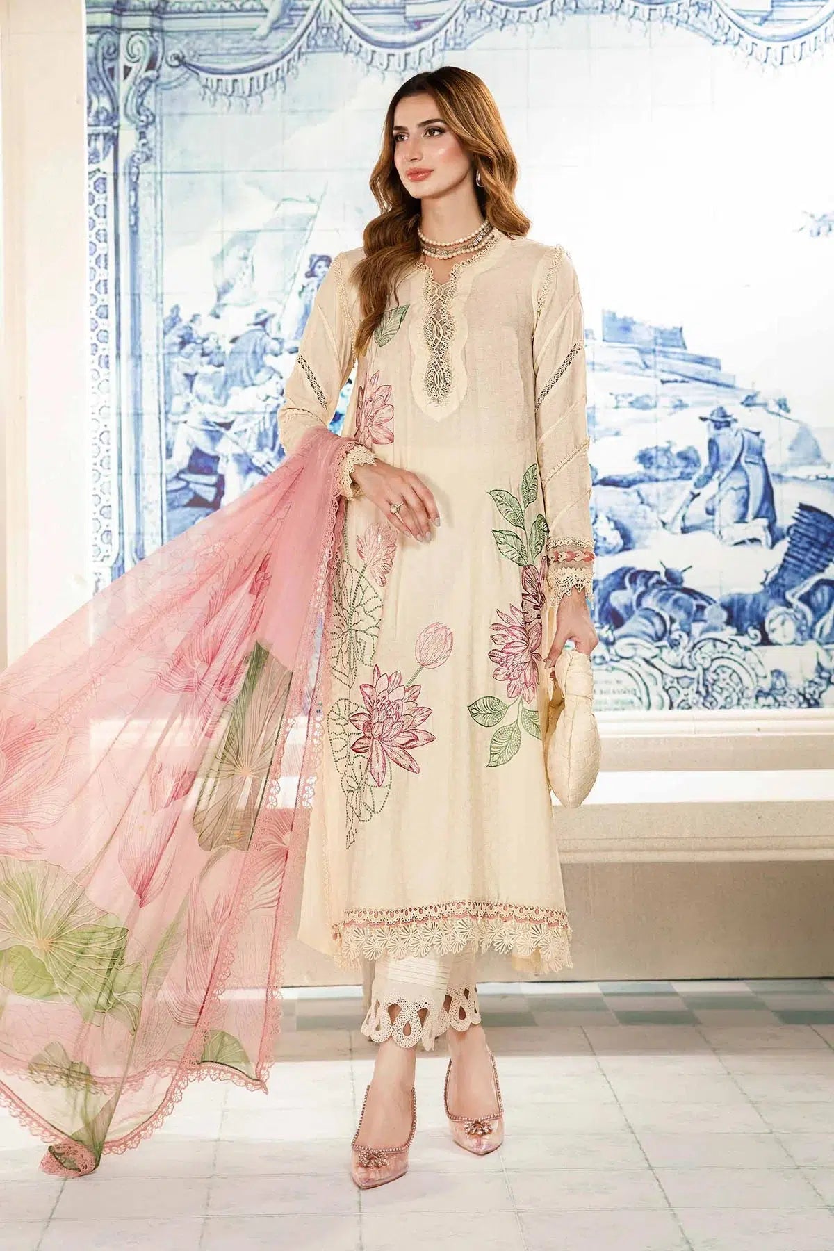 Maria B Lawn Suit-Lawn Suits-Replica Zone