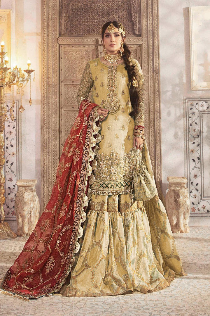 Maria B Net Bridal Suit-Bridal Suits-Replica Zone