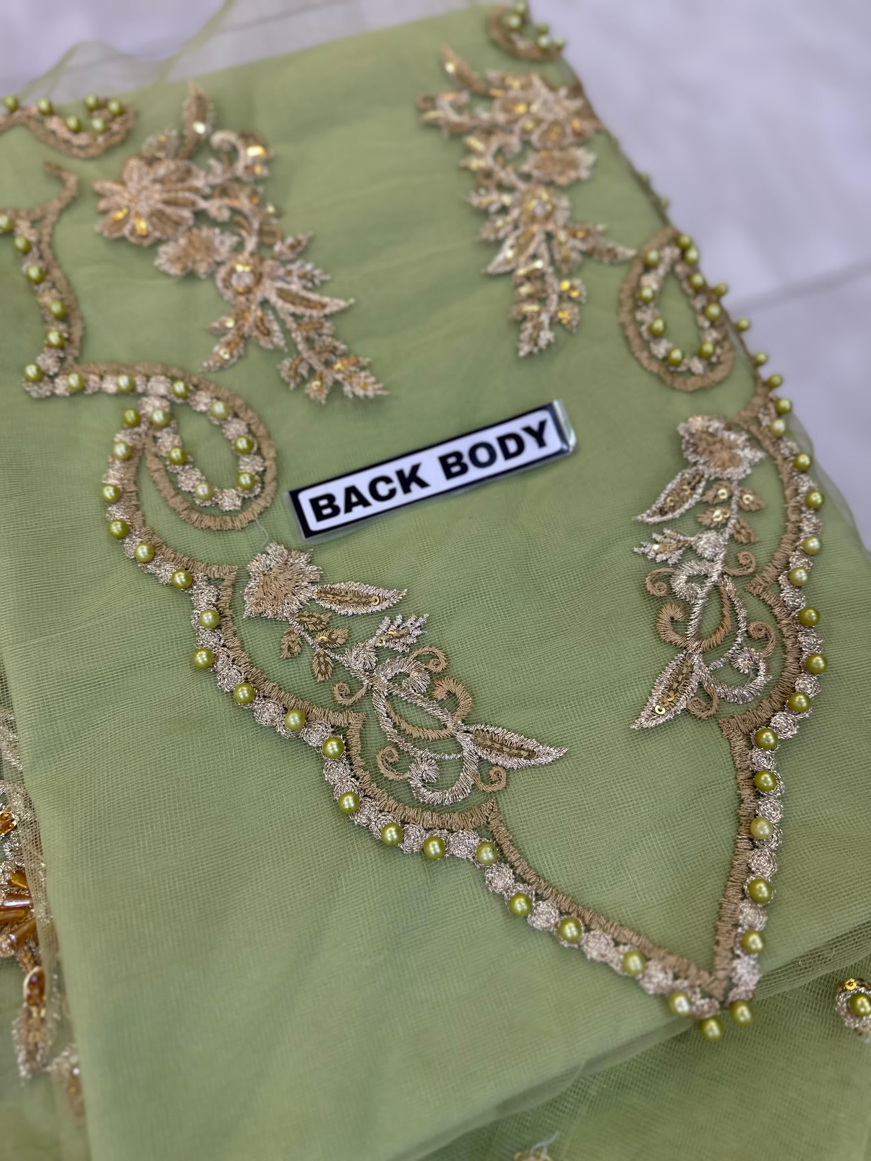 Maria B Net Saree-Bridal Suits-Replica Zone