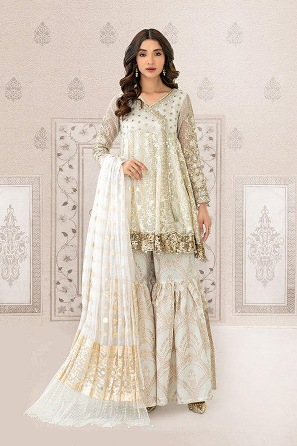 Maria B Organza Bridal Suit-Bridal Suits-Replica Zone