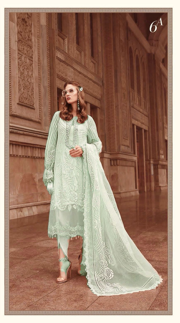 Maria B Organza Suit-Replica Suits-Replica Zone