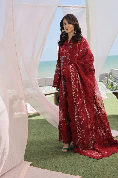 Maryam Hussain Lawn Suit-Lawn Suits-Replica Zone