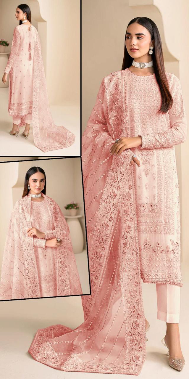 Maryams Chiffon Suit-Replica Suits-Replica Zone