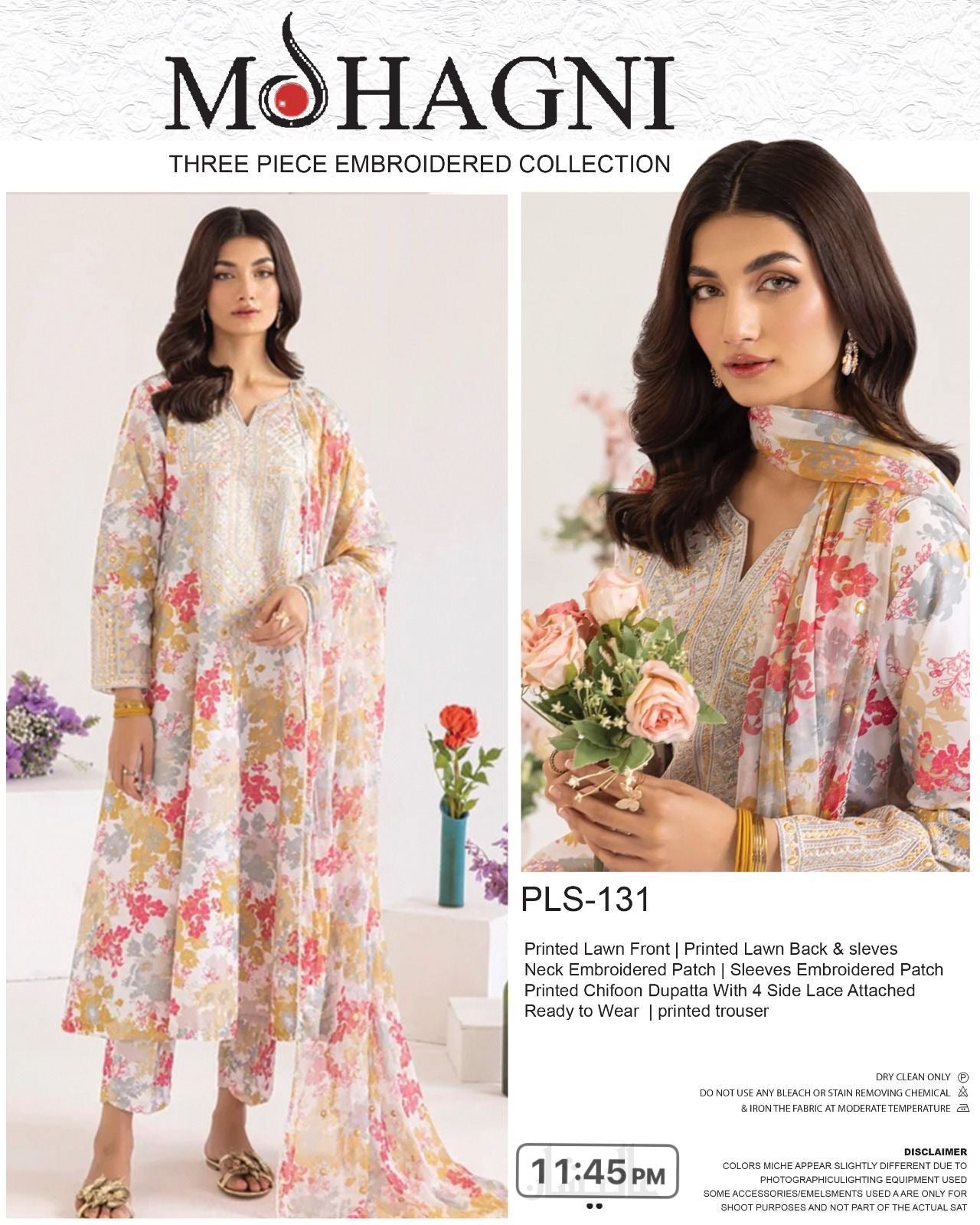 Mohagni Lawn Suit-Lawn Suits-Replica Zone