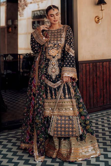 Mohsin Naveed Organza Bridal Suit-Bridal Suits-Replica Zone