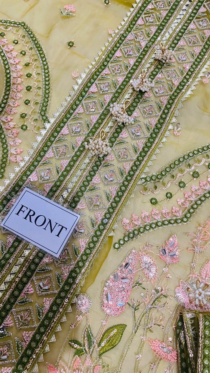 Mohsin Naveed-Golden-Organza-Replica Zone