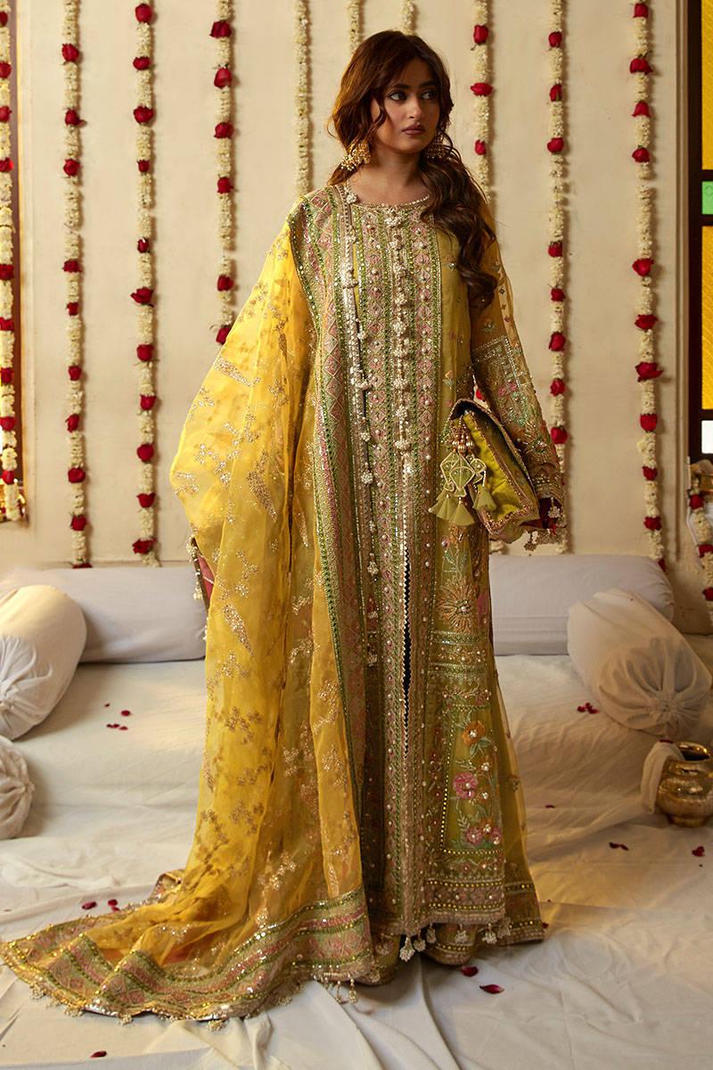 Mohsin Naveed-Golden-Organza-Replica Zone