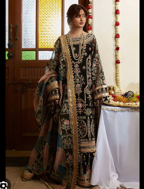 Mohsin Naveed Organza Suit-Bridal Suits-Replica Zone