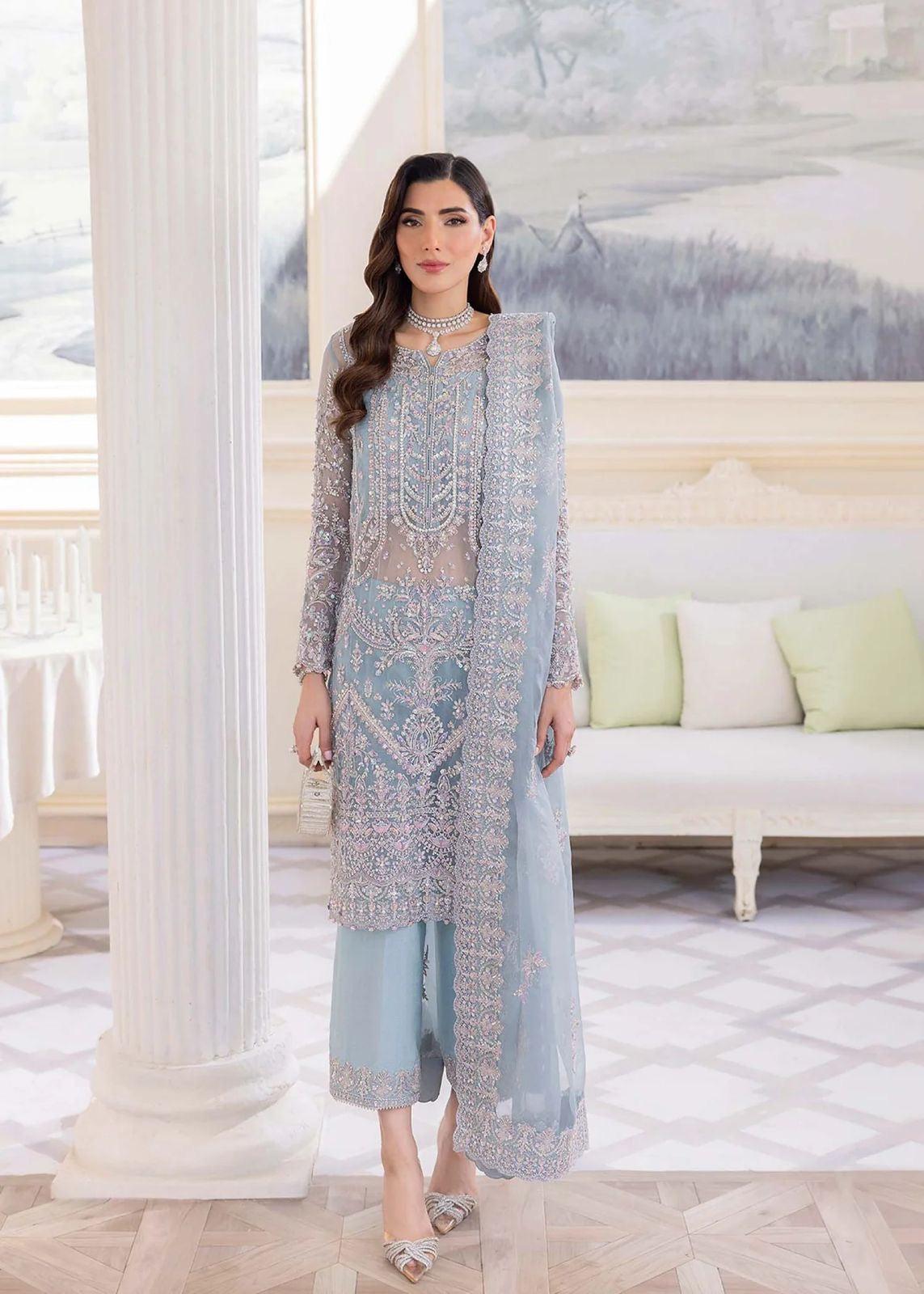 Mushq Chiffon Suit-Replica Suits-Replica Zone