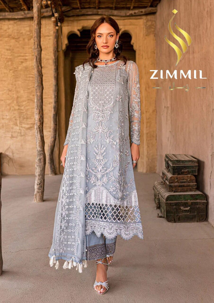 Mushq Chiffon Suit-Replica Suits-Replica Zone