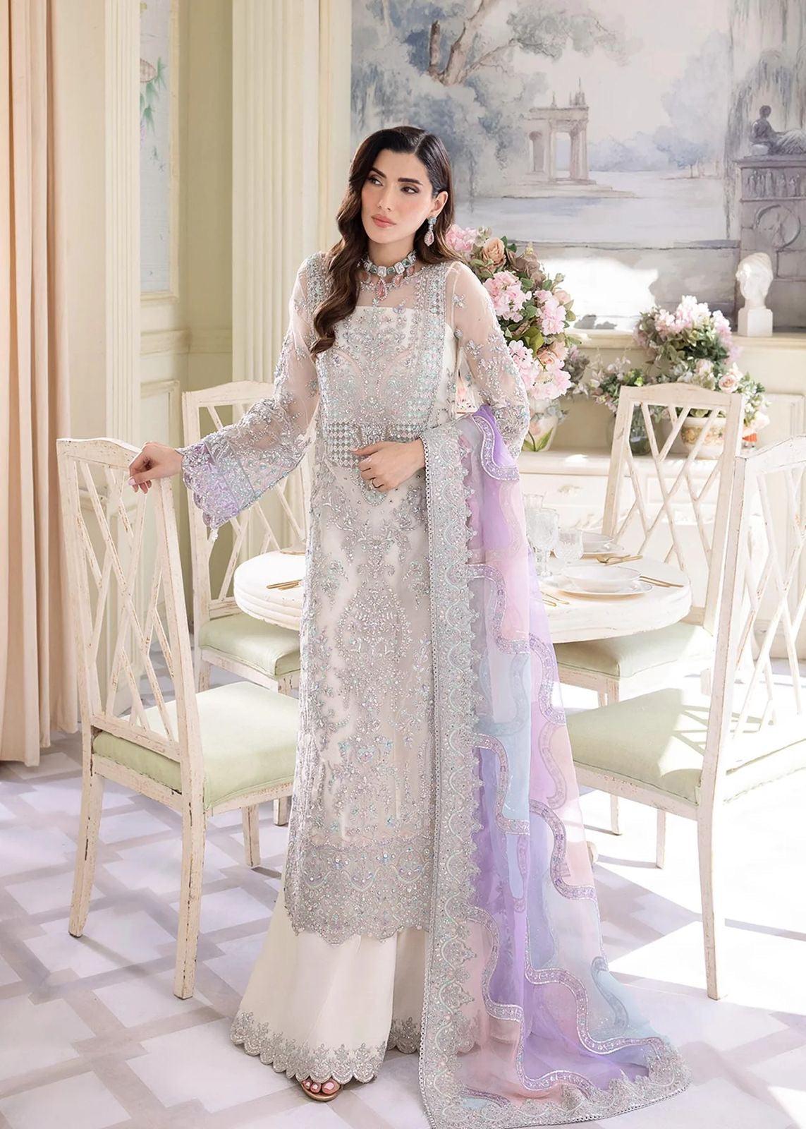 Mushq Chiffon Suit-Replica Suits-Replica Zone