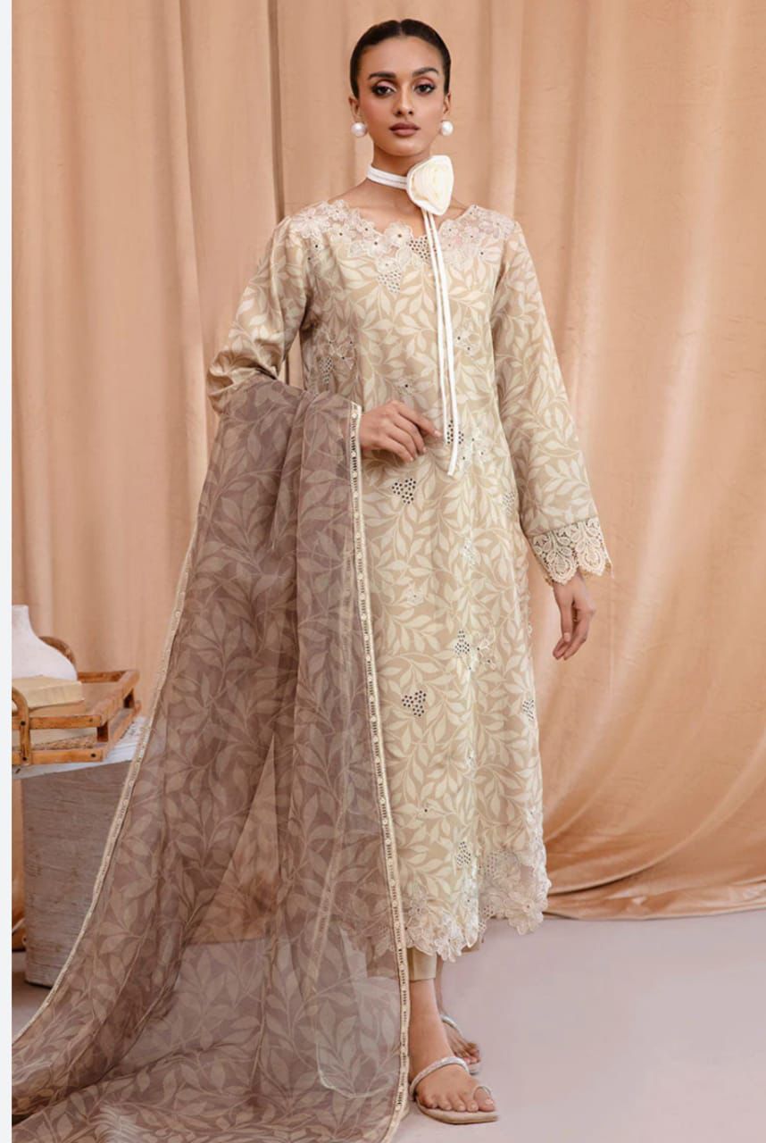 Mushq Lawn Suit-Lawn Suits-Replica Zone