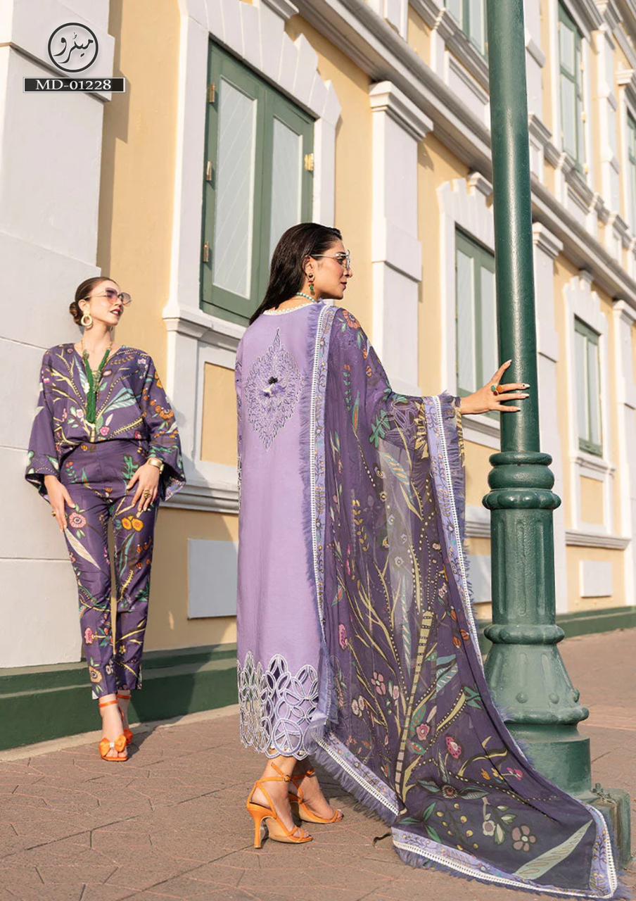 Mushq Lawn Suit-Lawn Suits-Replica Zone