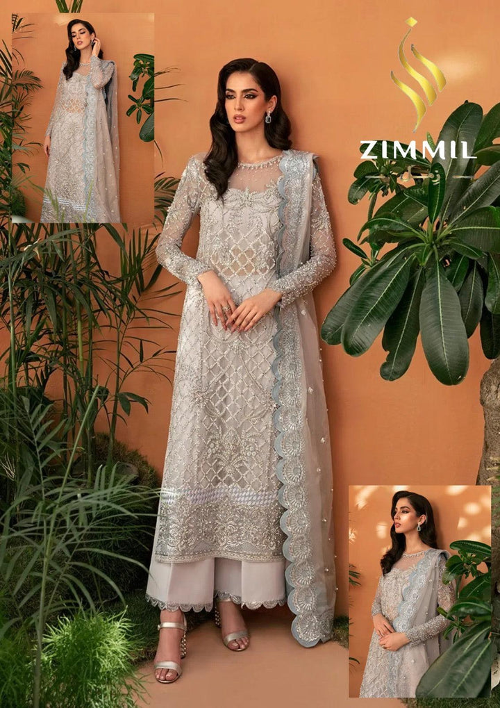 Mushq Organza Suit-Replica Suits-Replica Zone