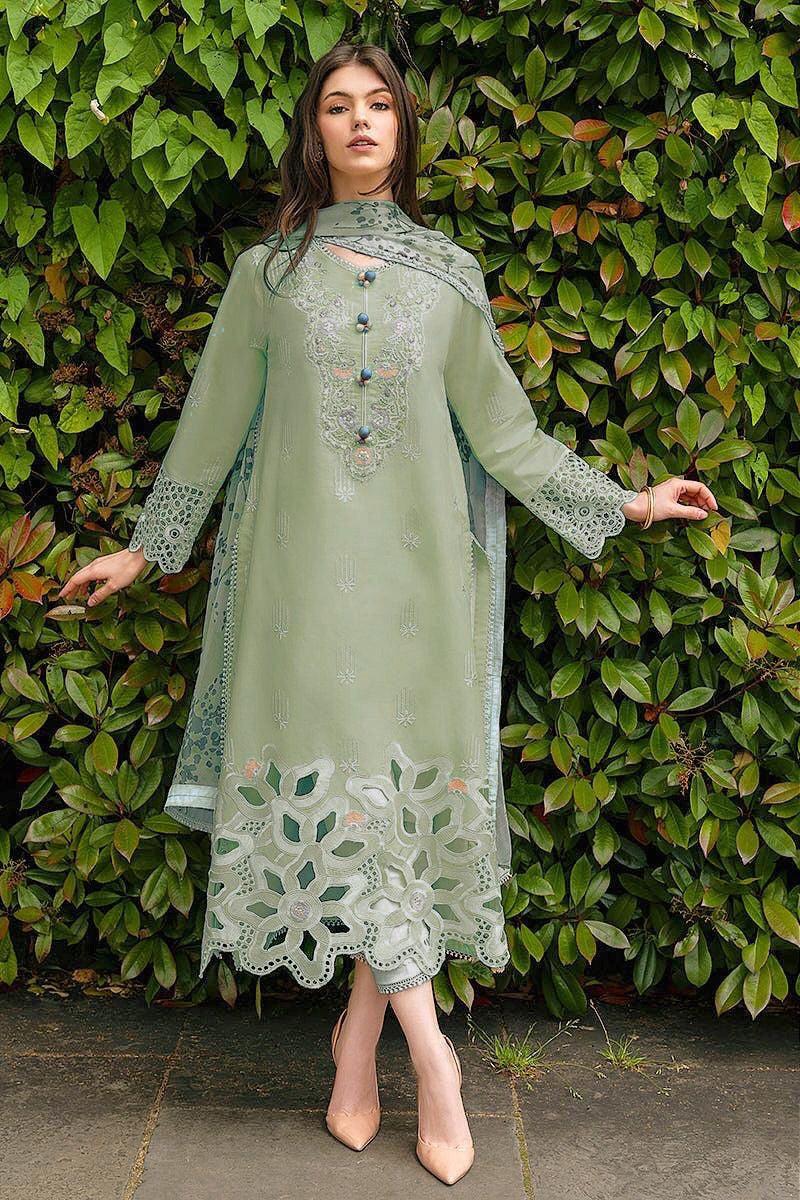 Mushq Organza Suit-Replica Suits-Replica Zone