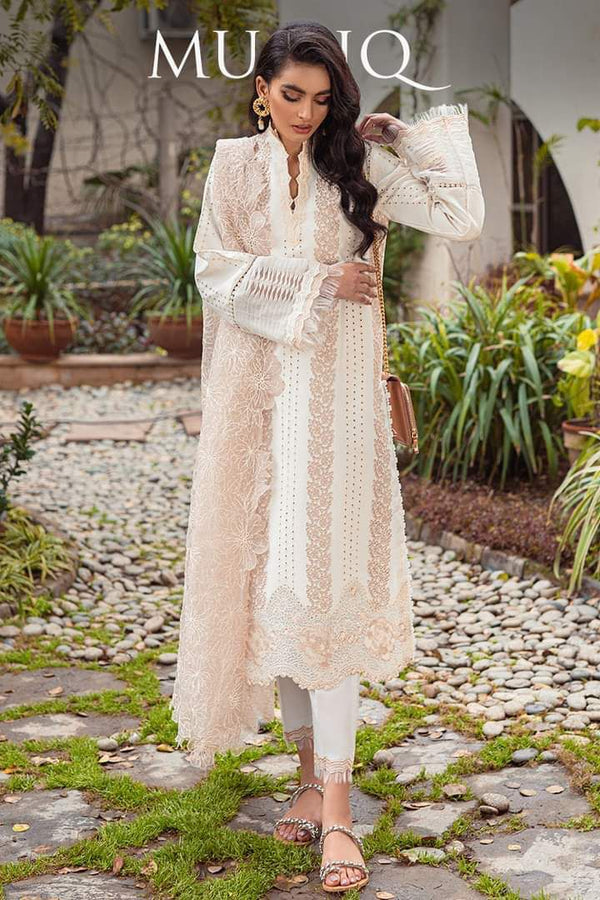 Mushq Organza Suit-Replica Suits-Replica Zone